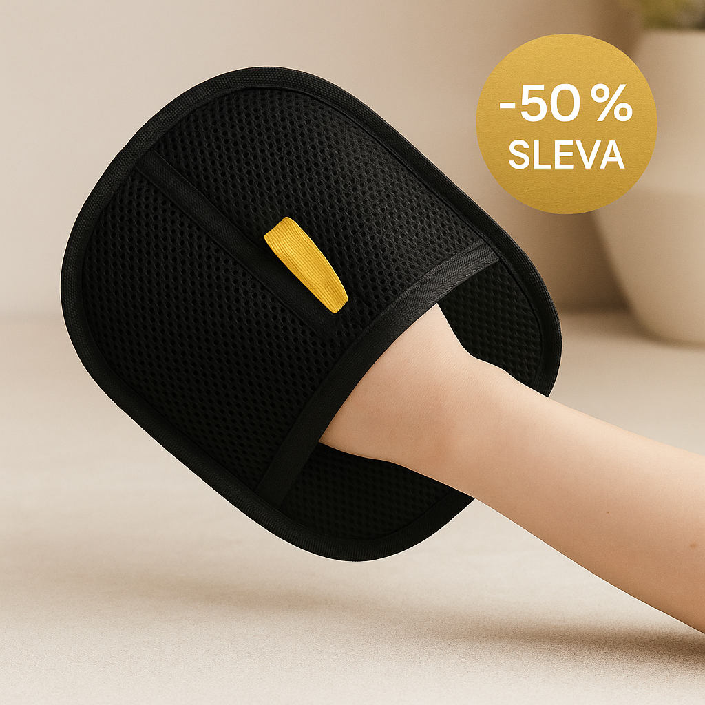 Elektrostatická rukavice proti chlupům